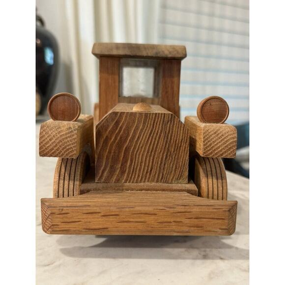 Vintage Handmade Wooden Truck Handcrafted Classic Collectible Boys Room Nursery - Picture 4 of 13